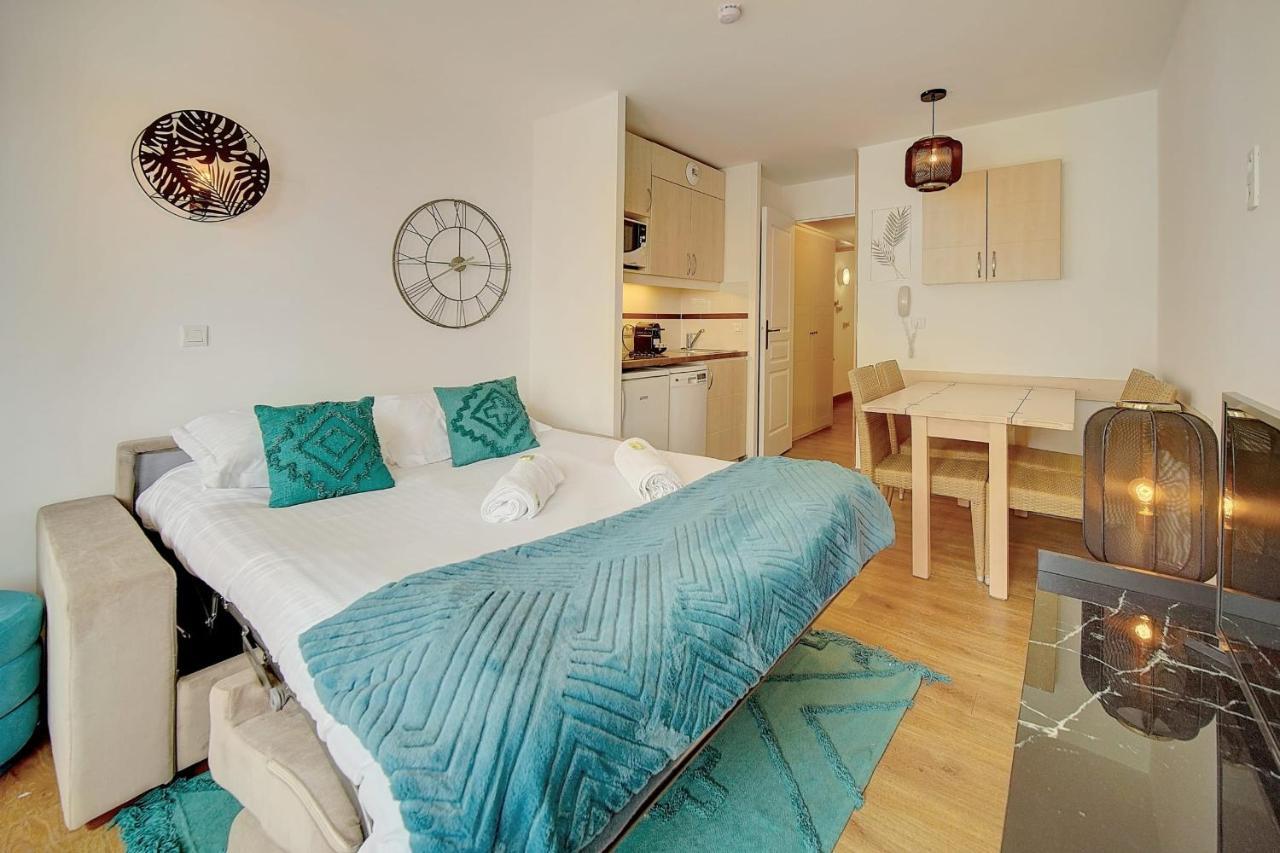 Immogroom - 2 Rooms - Renovated - Pool - Air Conditioning - Parking - Wifi Cannes Buitenkant foto